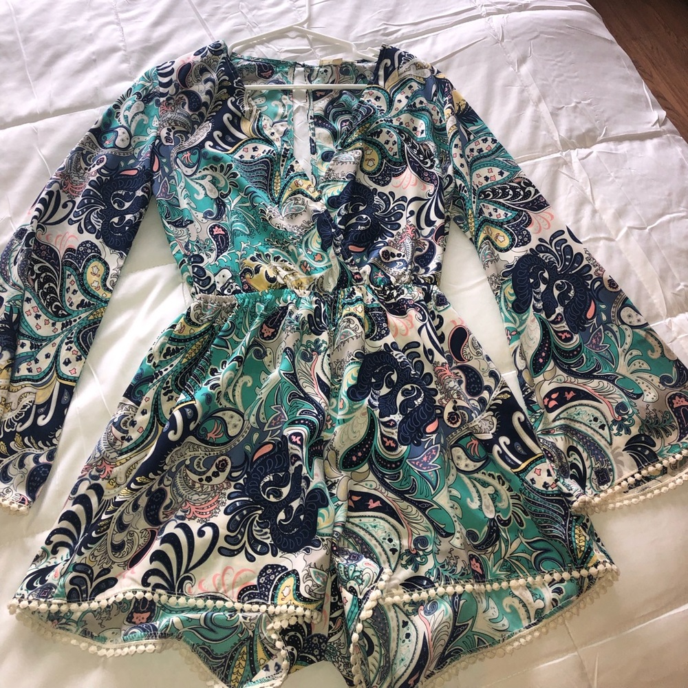Long sleeve romper